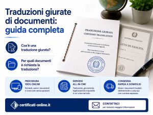 Traduzioni giurate di documenti
