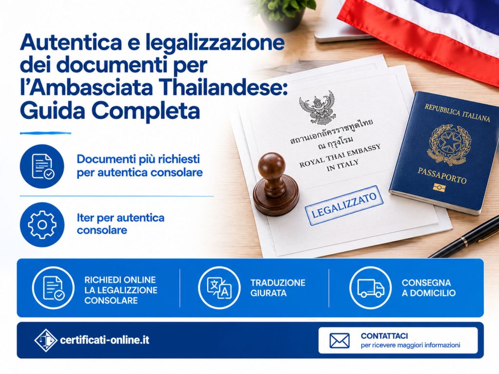 autentica consolare Thailandia