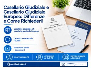 Casellario Giudiziale e Casellario Giudiziale Europeo
