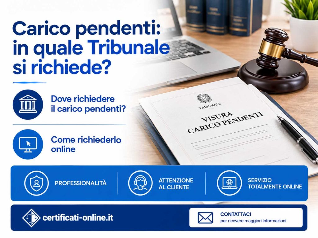 certificato carichi pendenti