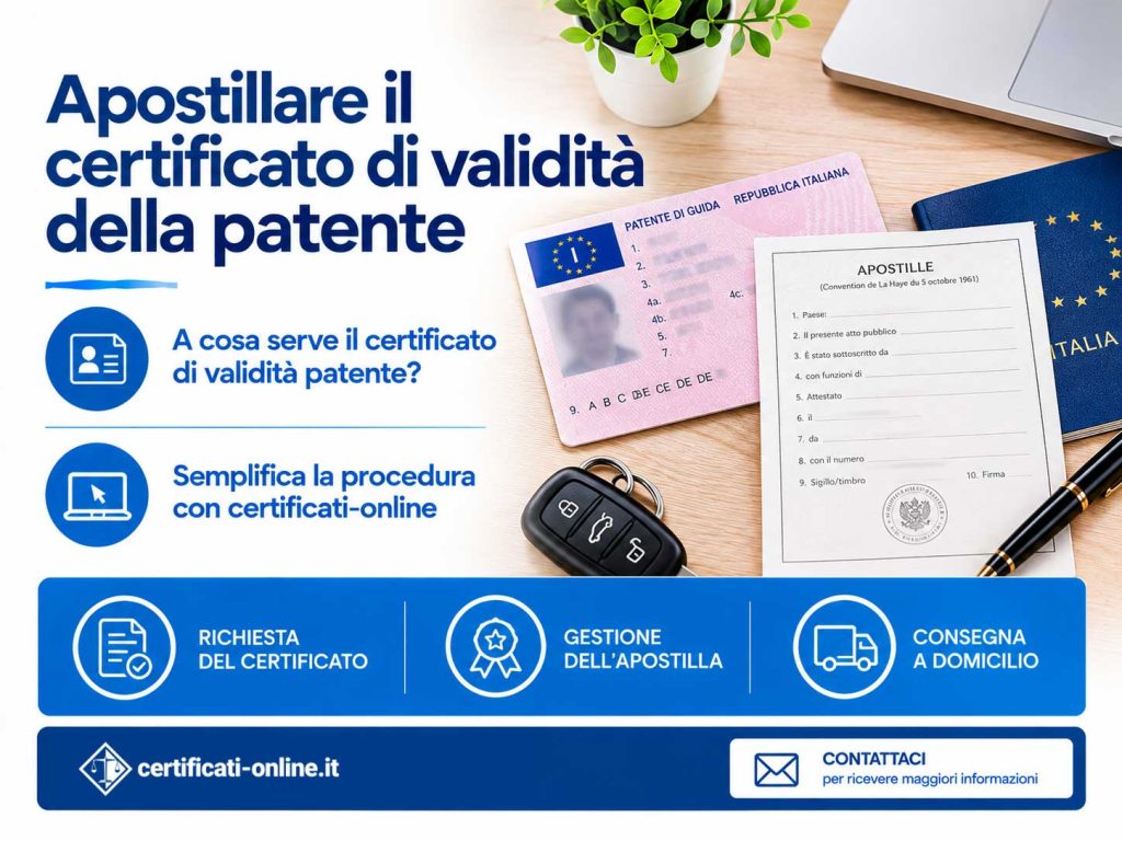 certificato di validita della patente