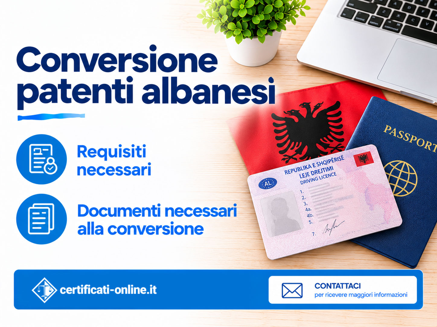 Conversione patenti albanesi in Italia